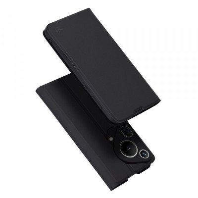 Husa pentru Huawei Pura 70 Ultra, Techsuit, Magskin Book, Neagra foto