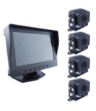 Cumpara ieftin Kit marsarier cu 4 camere HD si display touch de 7 , IR, 170 , IP67, camera marsarier, camioane, autocare, RV(rulote)