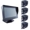 Kit marsarier cu 4 camere HD si display touch de 7 , IR, 170 , IP67, camera marsarier, camioane, autocare, RV(rulote)