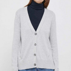 Pepe Jeans cardigan din amestec de lana culoarea gri, light