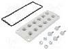 Garnitura cu mai multe orificii pentru cabluri, panou {{Grosime panou}}, {{Material}}, FIBOX - MB 10891 SET