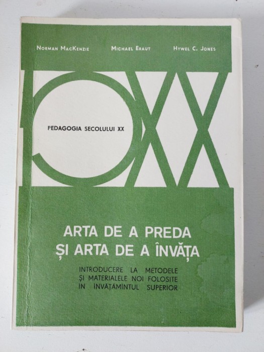 ARTA DE A PREDA SI ARTA DE A INVATA, NORMAN MACKENZIE