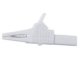 Bornă crocodil albă 30A 1kV max.19mm