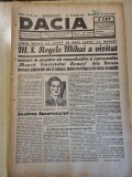 Dacia 26 iulie 1942-regele mihai vizita la breaza,maresalul catre basarabeni