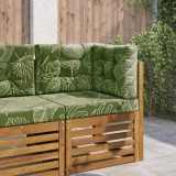 vidaXL Perna pentru canapea de exterior 3 pcs Design cu frunze 900775