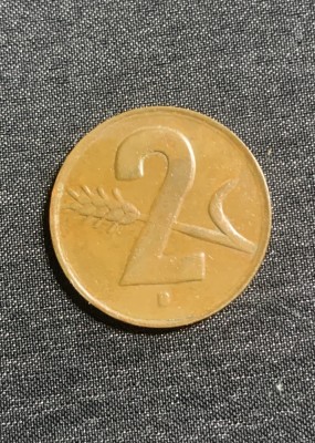 Moneda 2 rappen Elvetia foto