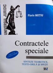 Florin Motiu - Contractele speciale, editia a V-a (Editia: 2015) foto