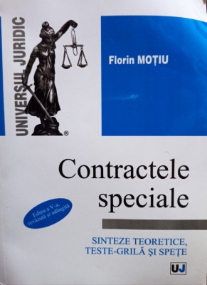 Florin Motiu - Contractele speciale, editia a V-a (2015) foto