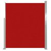 Copertină laterală pentru terasă/curte, roșu, 160x300 cm, vidaXL