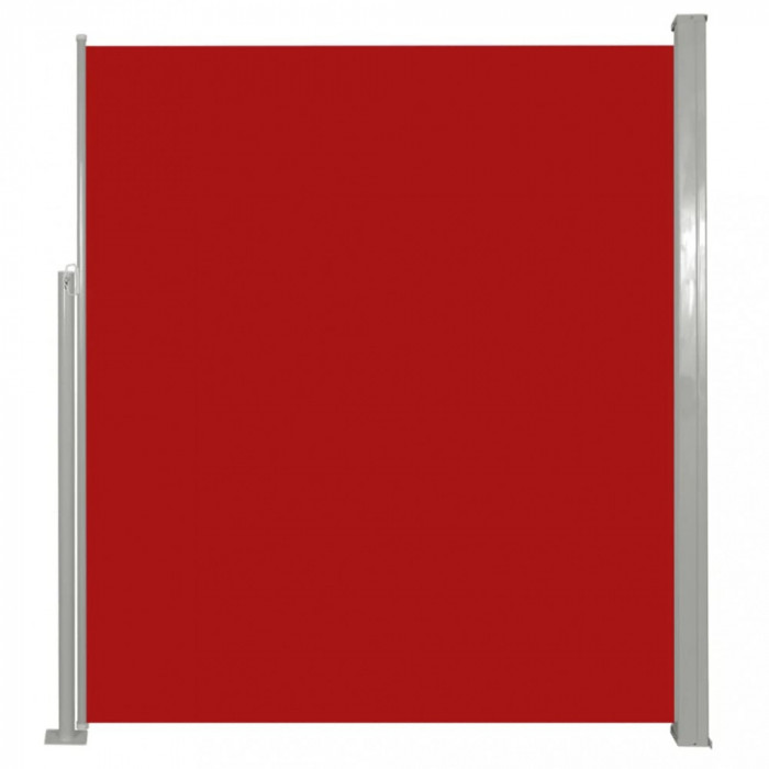 Copertină laterală pentru terasă/curte, roșu, 160x300 cm