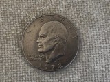 Moneda 1 Dollar 1972 D - Eisenhower Dollar, America de Nord, Cupru-Nichel