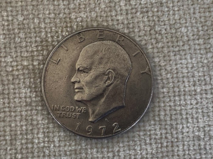 Moneda 1 Dollar 1972 D - Eisenhower Dollar