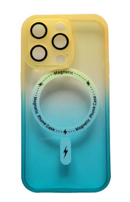 Huse silicon cu incarcare wireless pentru Iphone 14 Pro Max Portocaliu foto