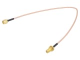 Cablu 50&Omega; RP-SMA Mamă la SMA Mufă 1,22m Ecranat -65&divide;150&deg;C