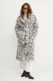 Bardot palton DOROTHEA femei, culoarea bej, de tranzitie, 59775JB