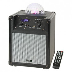 Boxa portabila 60w cu efect astro led usb/fm/bt/sd/aux foto