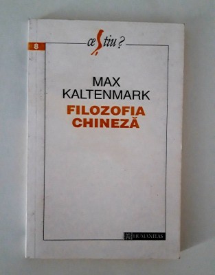 Max Kaltenmark Filozofia chineza foto