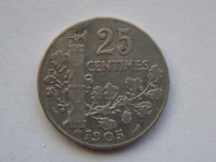 25 CENTIMES 1905 FRANTA