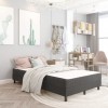 VidaXL Pat continental, gri &icirc;nchis, 120x200 cm, material textil 3054707