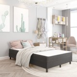 VidaXL Pat continental, gri &icirc;nchis, 120x200 cm, material textil