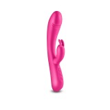 Vibrator Rabbit Royals - Divine, Roz Metalic, 22 cm, NS Toys