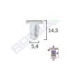 Clips Fixare Prag Pentru Bmw 5.4X14.3Mm - Alb Set 10 Buc 134582 A82028-RMX