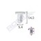 Clips Fixare Prag Pentru Bmw 5.4X14.3Mm - Alb Set 10 Buc 134582 A82028-RMX