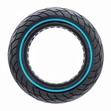 Cauciuc plin, pentru trotineta electrică, 10 x 2,125-6.1/B34, negru cu linie albastră | Motorevolution