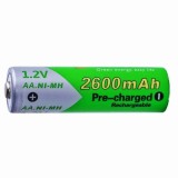 Acumulator AA, HR6, 2600 mAh, Ni-Mh, 1.2V, Ready to use