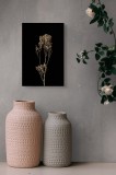 Tablou Canvas, "Poezia unei flori uscate toamna", Uscat, Delicat, Fragil, Simplu, &Icirc;ntunecat, Contrastant, 26 x 39 cm, CMCLASS