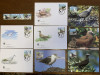 Pitcairn - pasari de mare - serie 4 timbre MNH, 4 FDC, 4 maxime, fauna wwf