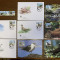 Pitcairn - pasari de mare - serie 4 timbre MNH, 4 FDC, 4 maxime, fauna wwf