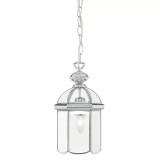 Lustra tip pendul Alvaro, metal/sticla, crom, 32 x 18 x 120 cm