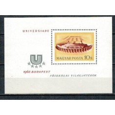 Ungaria 1965 - Universiada, sport, colita neuzata