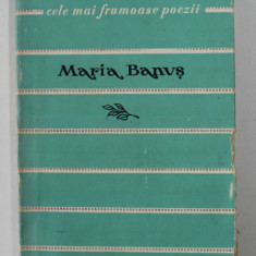MARIA BANUS , COLECTIA '' CELE MAI FRUMOASE POEZII '' NR. 18 , 1959