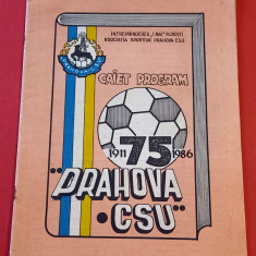 Revista fotbal - CSU"PRAHOVA" PLOIESTI (aniversare 75 de ani 1911/1986)