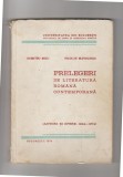 bnk ant Dumitru Micu , Nicolae Manolescu - Prelegeri de literatura romana contemporana