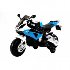 Motocicleta electrica BMW S1000RR albastru foto