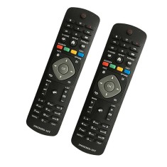Pachet 2 telecomenzi universale LCD Philips 3NT, Negru