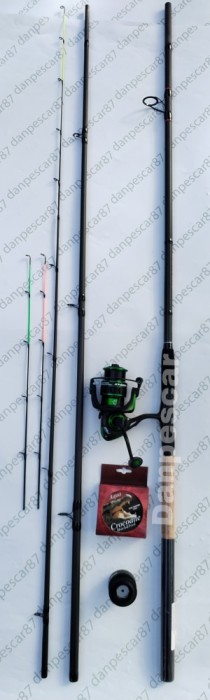 SET FEEDER Lanseta SEEKER 3,90m 180gr + Mulineta SPARKLER 4000 + 150m fir