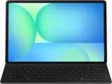 Husă pentru Samsung Galaxy Tab S10 FE+, Book Cover Keyboard Slim &mdash; AI Key, Neagră EF-DX620UBEGWW