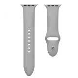 Cumpara ieftin Curea compatibila Apple Watch 1/2/3/4, silicon, 42/44 mm Gri, Gonga