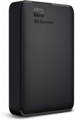 HDD Extern WD Elements Portable 4TB, 2.5&amp;quot;, USB 3.0, Negru foto