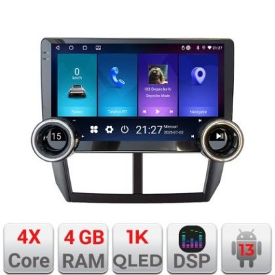 Navigatie Subaru Forester 2007-2013 Kit-SU01 Edotec 4+64 10.5 inch Incell 1K android Wifi 5Ghz gps internet CarStore Technology foto