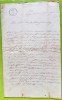 F527-I-Filatelie-Document vechi Regatul Bayern 1852 stampile 13 Gulden+ Stema.