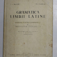 GRAMATICA LIMBII LATINE de I.I.BUJOR , FR.CHIRIAC, 1957