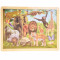 Puzzle din lemn Pufo pentru copii, model Jungla animalelor, 24 piese, 40 x 30 cm