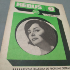 REVISTA REBUS NR.7 /5 APRILIE 1972