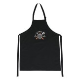 Sort bucatarie Barbecue, bumbac + poliester, negru, 65 x 82 cm