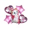 Buchet 5 baloane folie pisica Marie KidMania&reg;, 60x45 cm